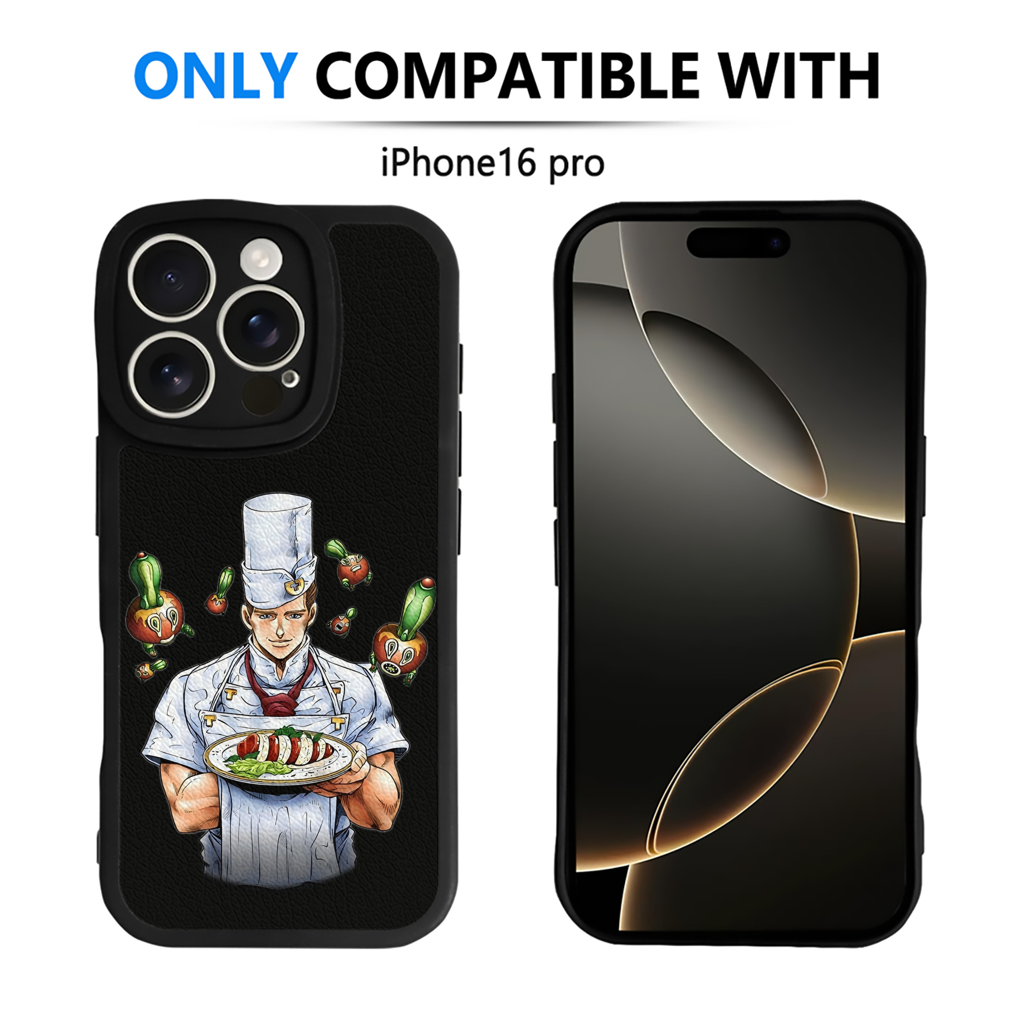 （画像用） ジョジョの奇妙な冒険 Tonio Trussardi JoJo's Bizarre Adventure トニオ?トラッサルディ 【iPhone 16シリーズ対応】シリコンスマホケース（レザー調） 材質：シリコン